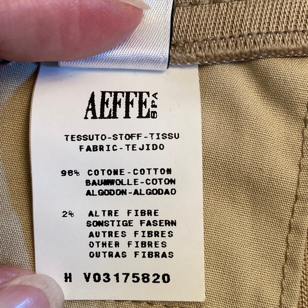 Moschino Beige Straight-Leg Chino Pants - Picture 4 of 8